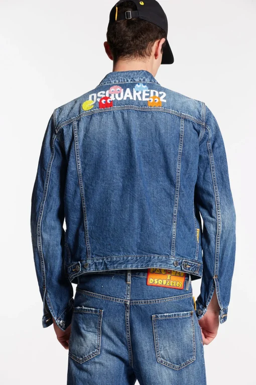 Pac-Man Medium Wash Dan Jean Jacket