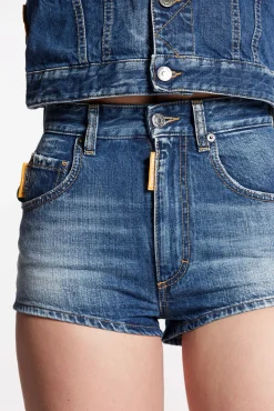 Pac-Man Medium Wash Hot Pants