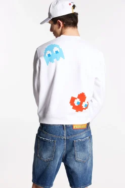 Pac-Man Medium Wash Marine Shorts