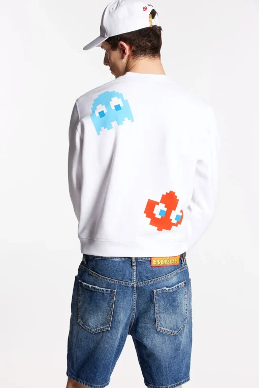 Pac-Man Medium Wash Marine Shorts