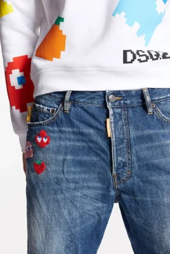 Pac-Man Medium Wash Marine Shorts