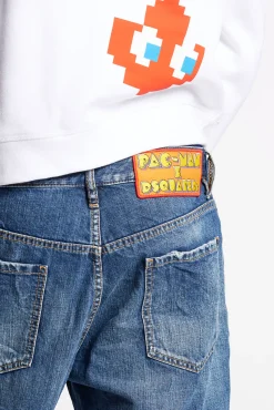 Pac-Man Medium Wash Marine Shorts