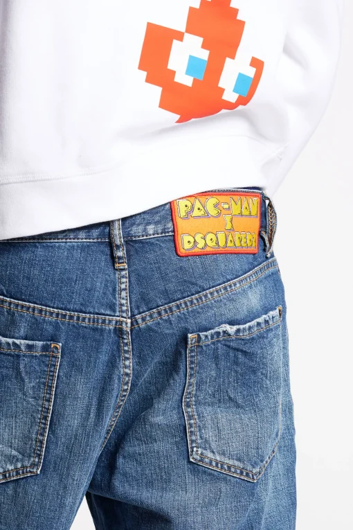 Pac-Man Medium Wash Marine Shorts