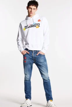 Pac-Man Medium Wash Skater Jeans