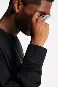 Patch Pocket Crewneck Knit