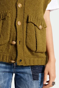 Patch Pocket Vest Knit