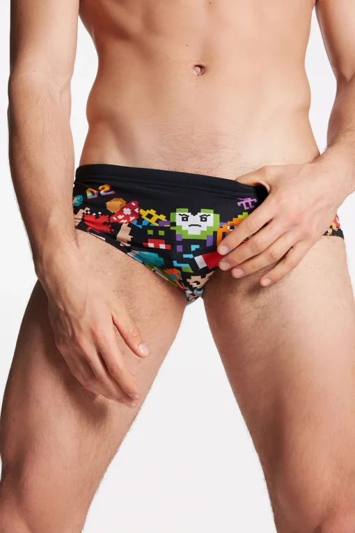 Pixel Gamer Swim Brief