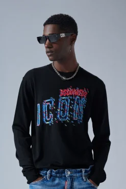 Pixeled Icon Crewneck Knit