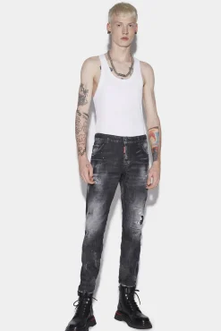 Ripped Knee Wash Sexy Twist Jeans