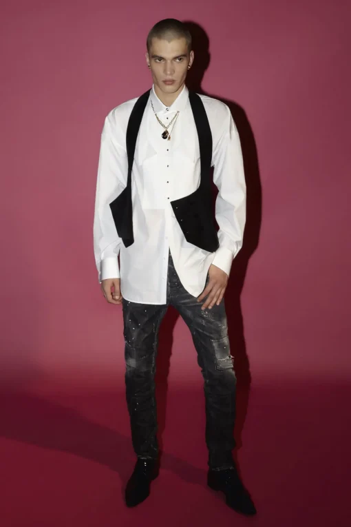Ripped Wash Cool Guy Jeans