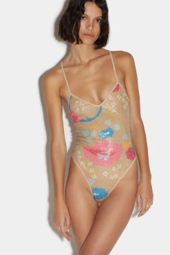 Sequins Tulle One-Piece