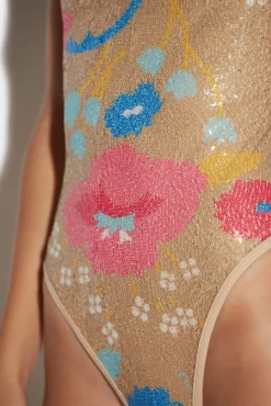 Sequins Tulle One-Piece