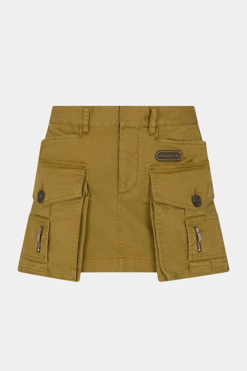 Sexy Cargo Mini Skirt