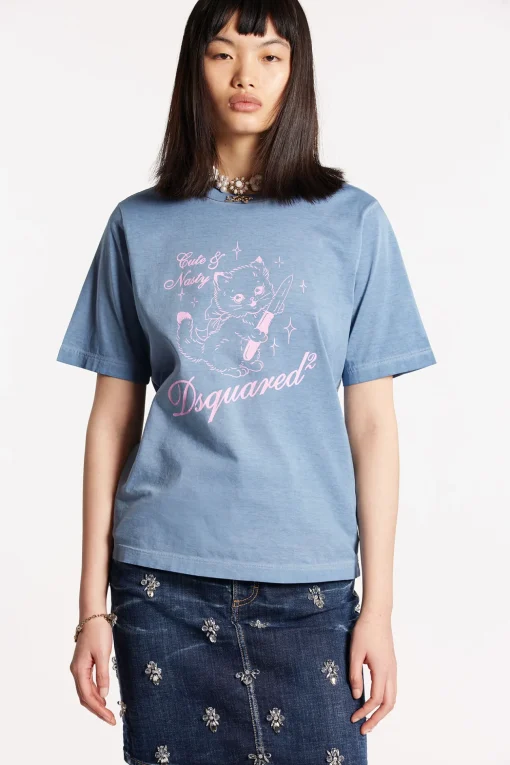 Super Negative Dyed Easy T-Shirt