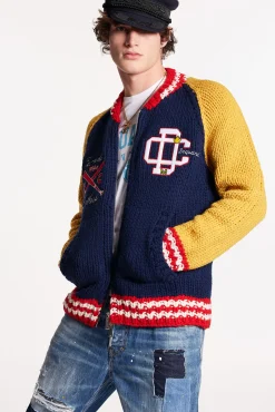 Varsity Cardigan Knit
