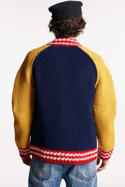 Varsity Cardigan Knit