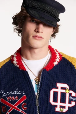 Varsity Cardigan Knit