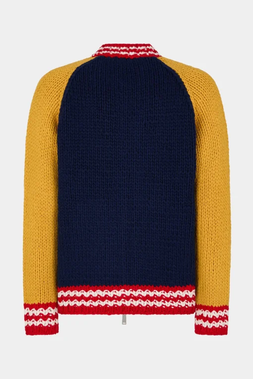 Varsity Cardigan Knit
