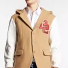 Varsity Hooded Blazer