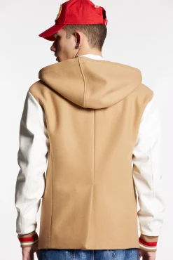 Varsity Hooded Blazer