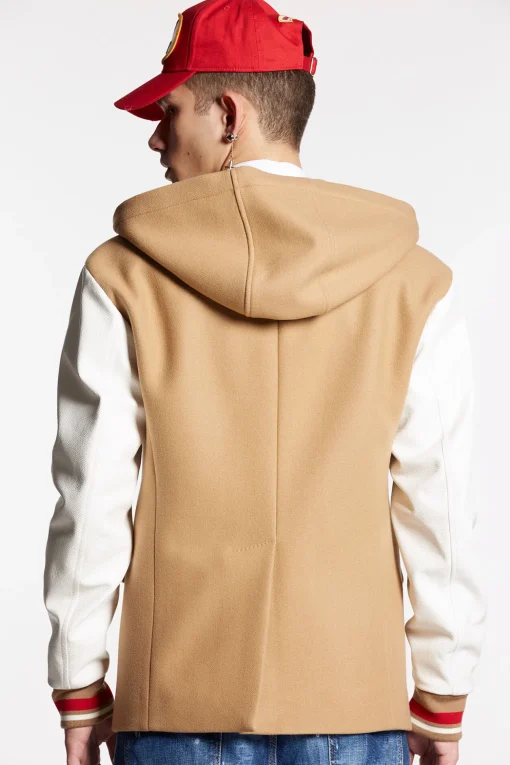 Varsity Hooded Blazer