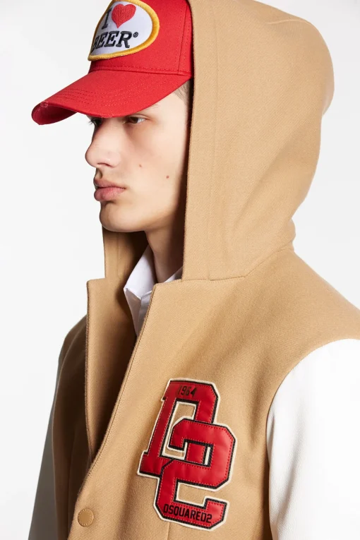 Varsity Hooded Blazer