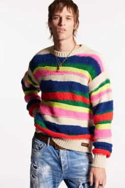 Waved Stripes Knit