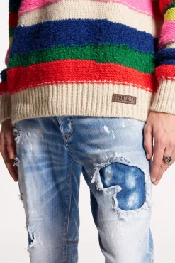 Waved Stripes Knit