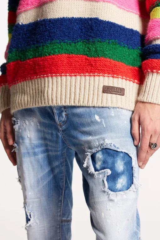 Waved Stripes Knit