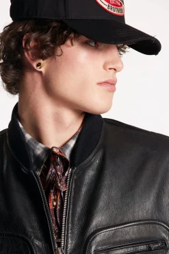 Western Aviator Leather Jacket