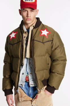 Western Puff Bomber Jacket